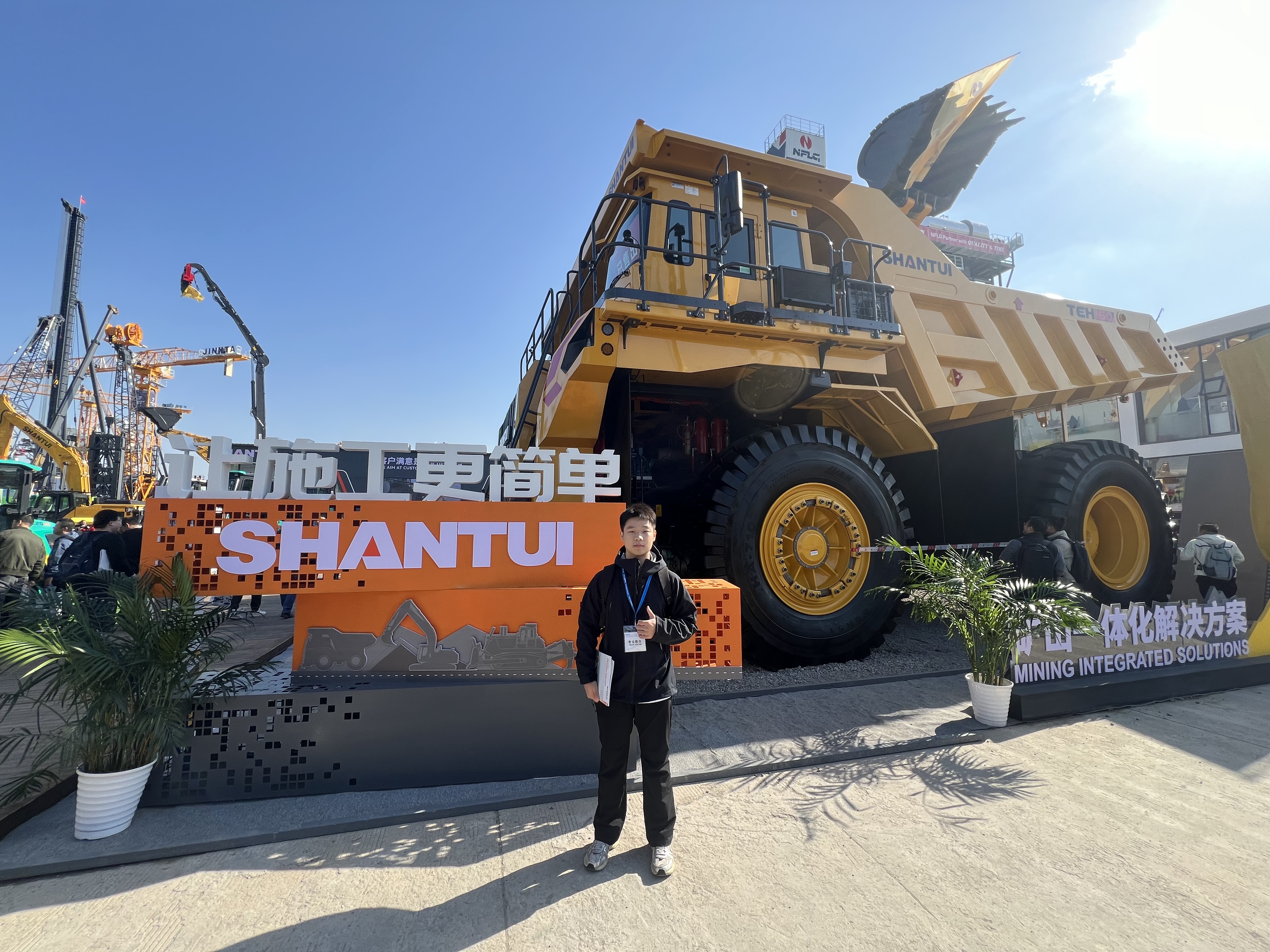 We were at Bauma Exhibition