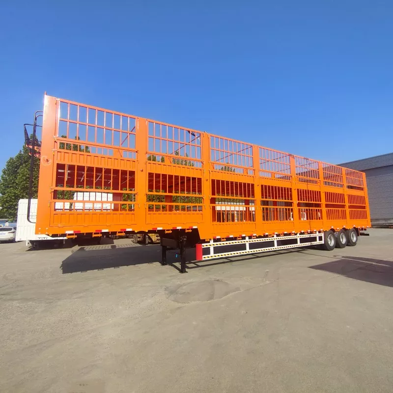 Cattle Livestock Fence Semi Trailer