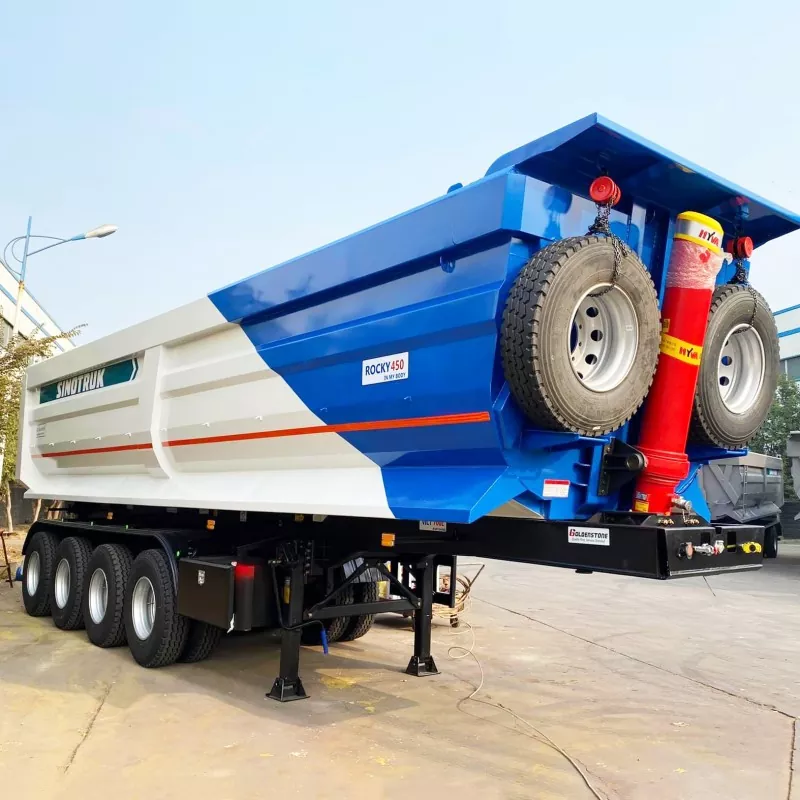 U Shape Dump Tipper Trailer